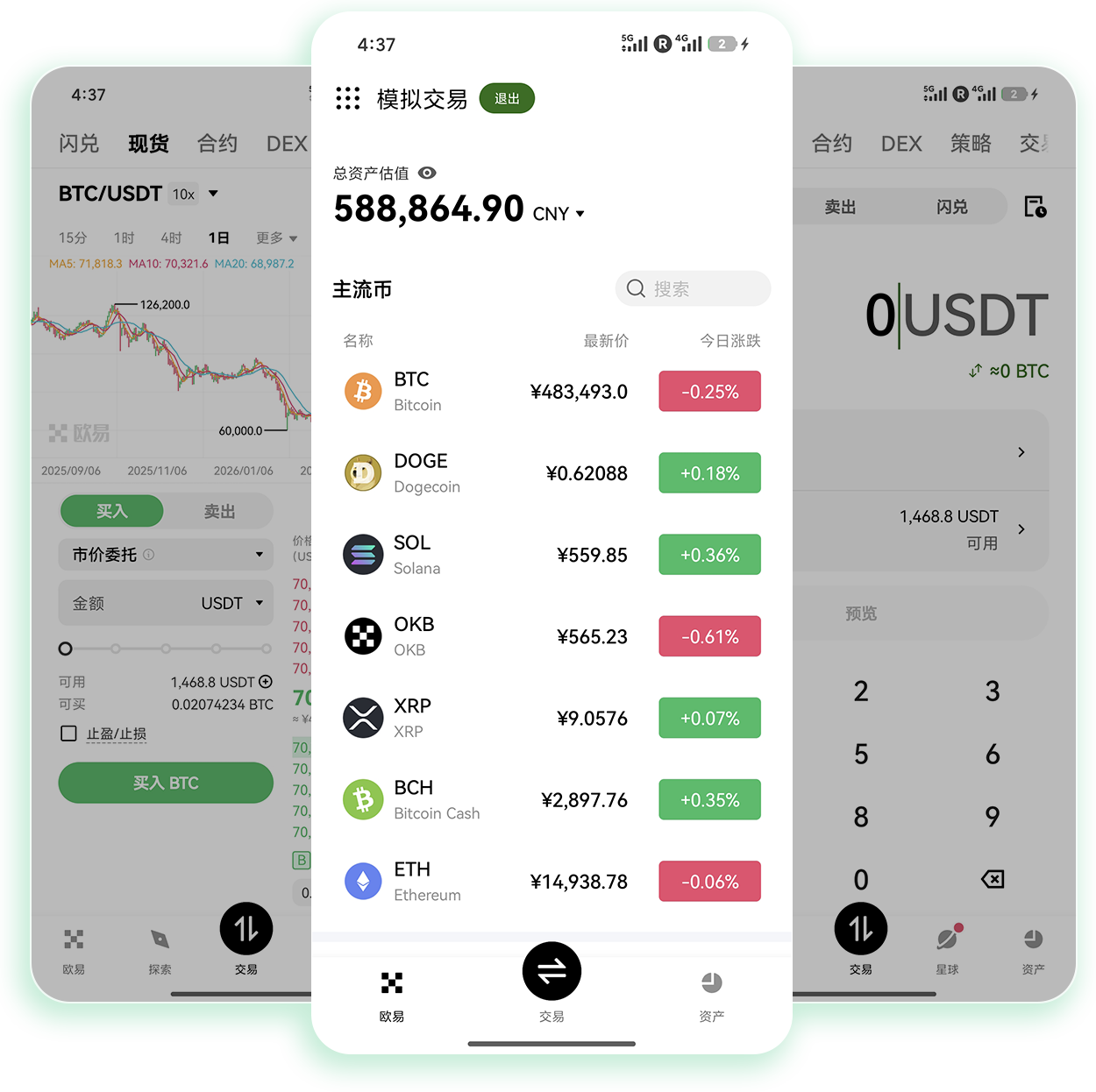 ouyi 交易所手机版下载 支持杠杆交易的加密货币移动应用下载入口